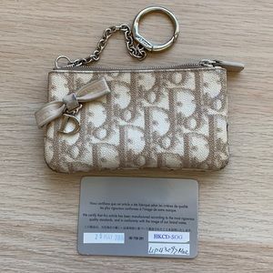 100% Authentic Christian Dior Card Case/Keyholder